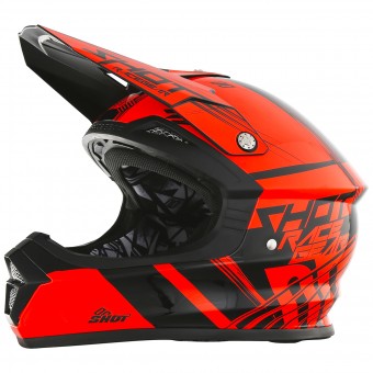 Casque Motocross SHOT Furious Claw Neon Orange Casque Motocross SHOT Furious Claw Neon Orange