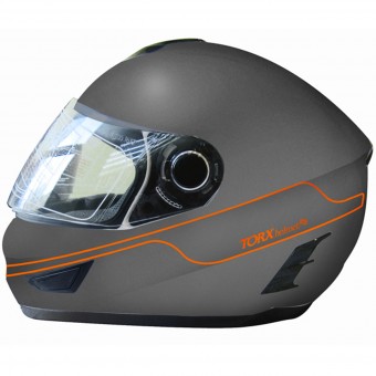 Casque Full Face Torx Manson Matt Grey Casque Full Face Torx Manson Matt Grey