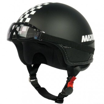 Casque Open Face MAX Slim Matt Black Casque Open Face MAX Slim Matt Black