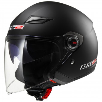 Casque Open Face LS2 Track Matt Black OF569 Casque Open Face LS2 Track Matt Black OF569