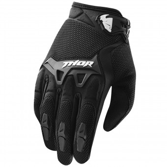 Motocross Gloves Thor Spectrum Black Motocross Gloves Thor Spectrum Black
