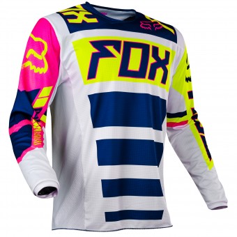 Motocross Jerseys FOX 180 Falcon Navy White 045 Motocross Jerseys FOX 180 Falcon Navy White 045