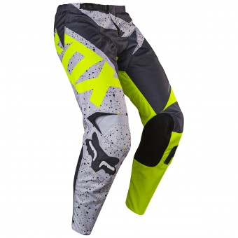 Motocross Trousers FOX 180 Nirv Grey Yellow Pant 086 Motocross Trousers FOX 180 Nirv Grey Yellow Pant 086