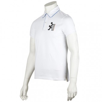 Motorcycle Polos Astyle Amos White Motorcycle Polos Astyle Amos White