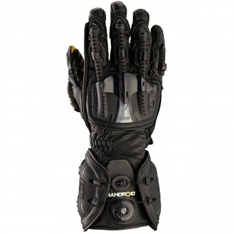 Motorcycle Gloves Knox Handroid All Black Motorcycle Gloves Knox Handroid All Black