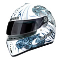 Full Face Shark S800 Alert WBX White
