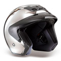 Open Face HJC AC3 Chrome Black