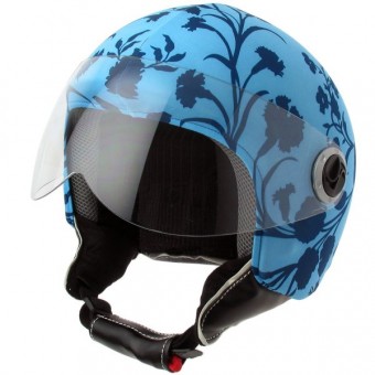 Accessories Helmetdress Helmet Bag Blue Flowers