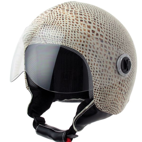 Accessories Helmetdress Helmet Bag Snake Natural