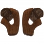 Helmet Padding Bell Bullitt Brown Cheek Pads