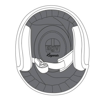Helmet Padding AGV X70 Liner