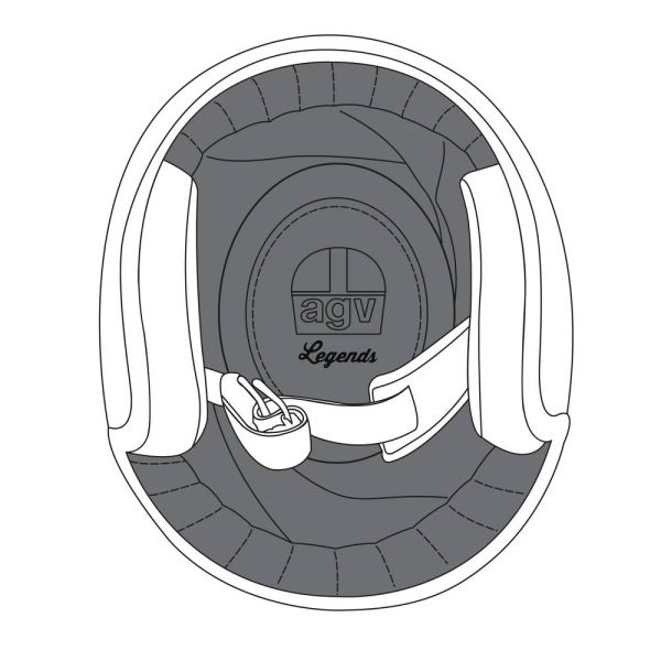 Helmet Padding AGV X70 Liner Helmet Padding AGV X70 Liner