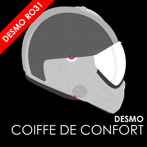 Helmet Padding Roof Desmo Liner RO31 - RO38 Helmet Padding Roof Desmo Liner RO31 - RO38