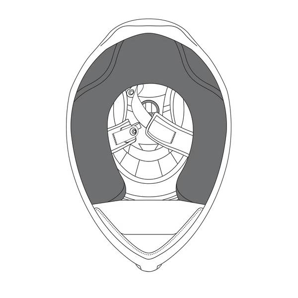 Helmet Padding AGV K1 S Pair of Cheekpads Helmet Padding AGV K1 S Pair of Cheekpads