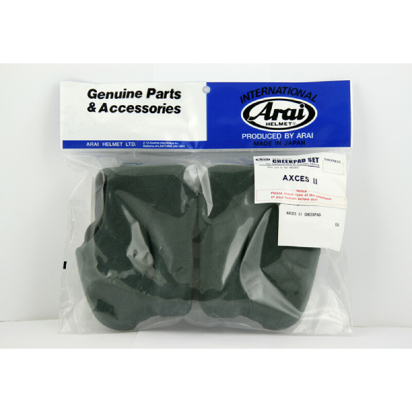 Helmet Padding Arai Axces II Cheek Pads