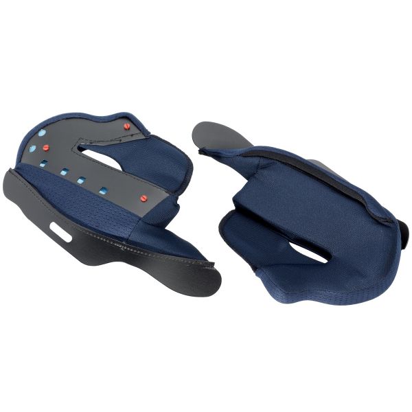 Helmet Padding HJC Pair Of Cheekpads RPHA MAX - Pressions Rouges