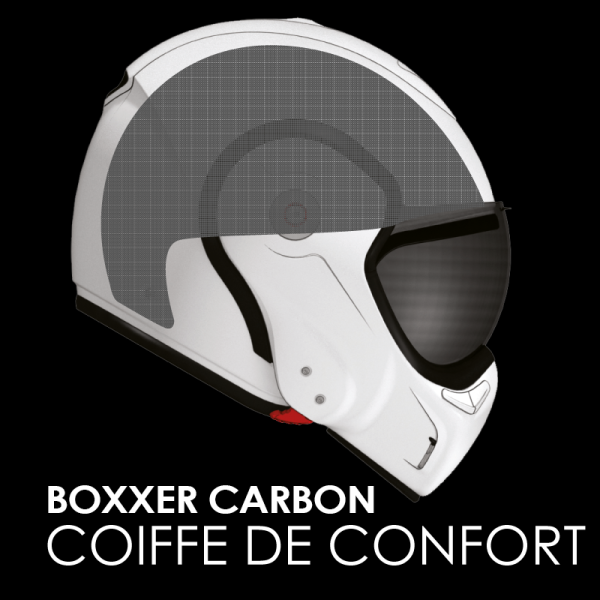 Helmet Padding Roof Liner Boxxer Carbon