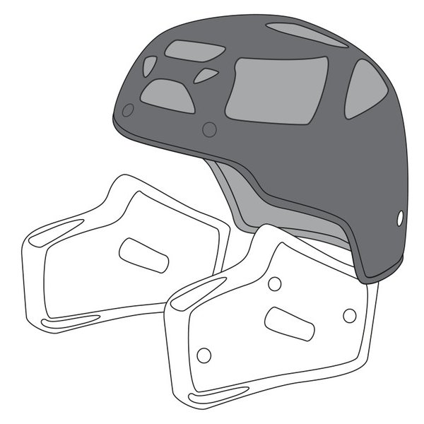 Helmet Padding AGV AX-8 Dual Evo head liner
