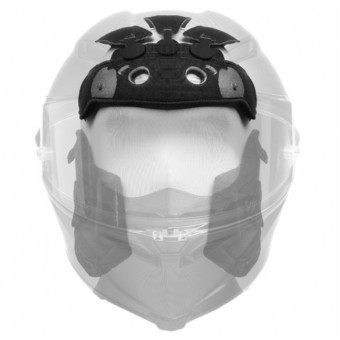 Helmet Padding AGV Head Liner Pista GP RR Black Red Helmet Padding AGV Head Liner Pista GP RR Black Red