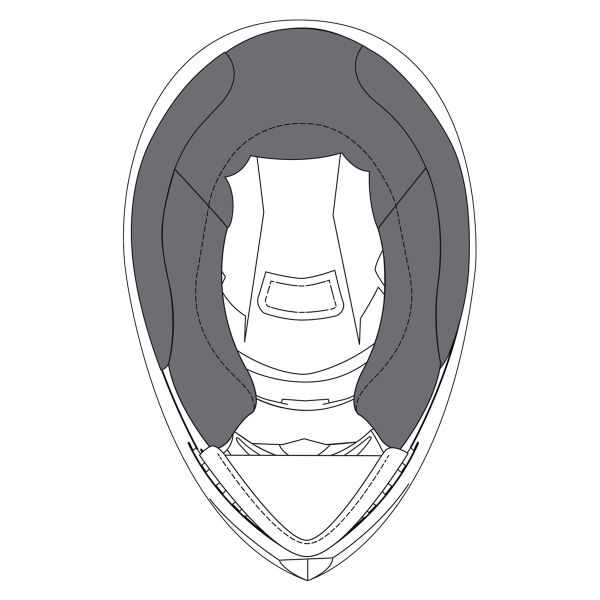 Helmet Padding AGV K3 Pair of Cheekpads Helmet Padding AGV K3 Pair of Cheekpads