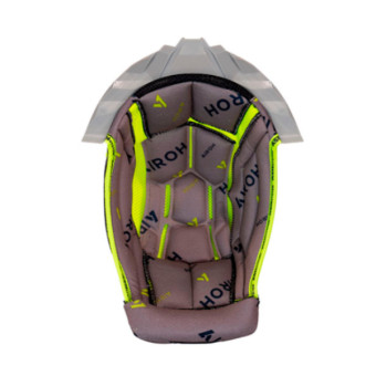 Helmet Padding Airoh Grey inner liner Grey Twist 3 support Helmet Padding Airoh Grey inner liner Grey Twist 3 support