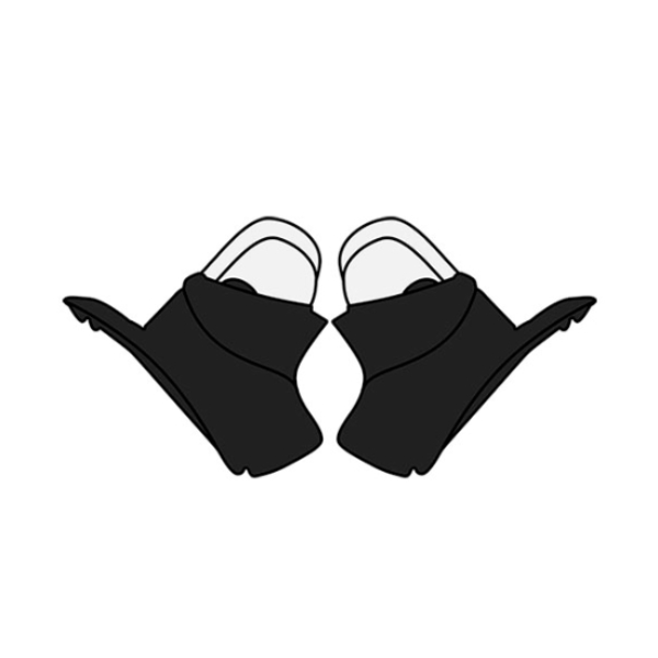 Helmet Padding Airoh Pair of Cheekpads Commander Carbon