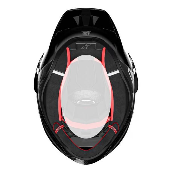 Helmet Padding Alpinestars Pair of Cheekpads Supertech R10