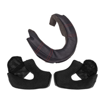 Helmet Padding Bell Pair of TX-501 Black Cheekpads and Neckbraces
