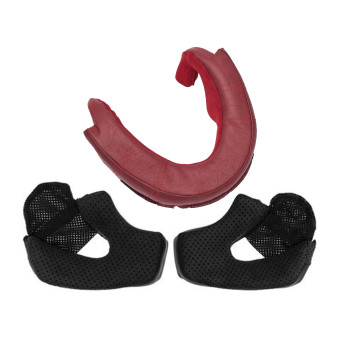 Helmet Padding Bell Pair of Red Cheekpads TX-501