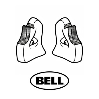Helmet Padding Bell Pair of XS-SM Lithium Cheekpads