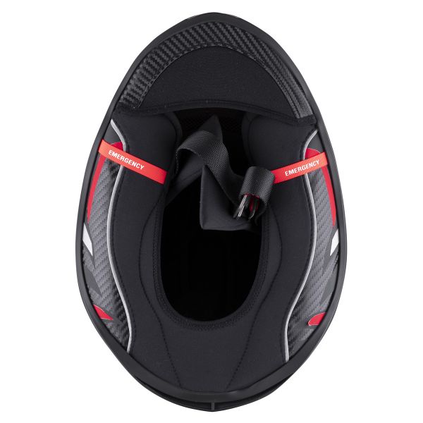 Helmet Padding Scorpion Exo R1 Carbon Air Black Full Liner