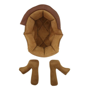 Helmet Padding Exklusiv Pair of Duke 2 Red cheekpads