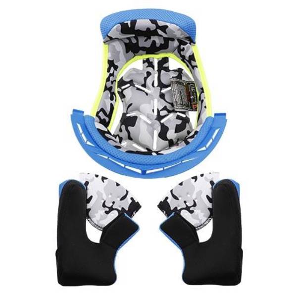 Helmet Padding LS2 Full liner set blue Fast Evo MX437 Helmet Padding LS2 Full liner set blue Fast Evo MX437