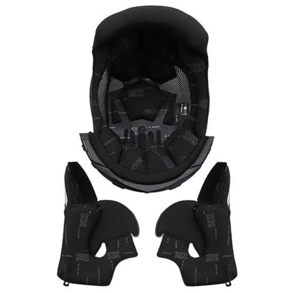 Helmet Padding LS2 Full liner set ECE 22.06 Storm FF800