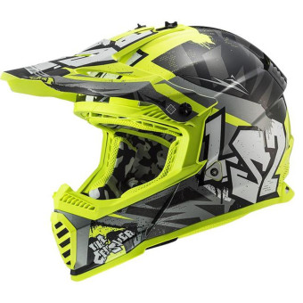 LS2 Full liner set Fluo Yellow Fast II Mini MX437