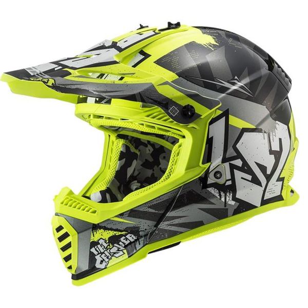 LS2 Full liner set Fluo Yellow Fast II Mini MX437