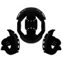Helmet Padding LS2 Full liner set Black Fast II MX708