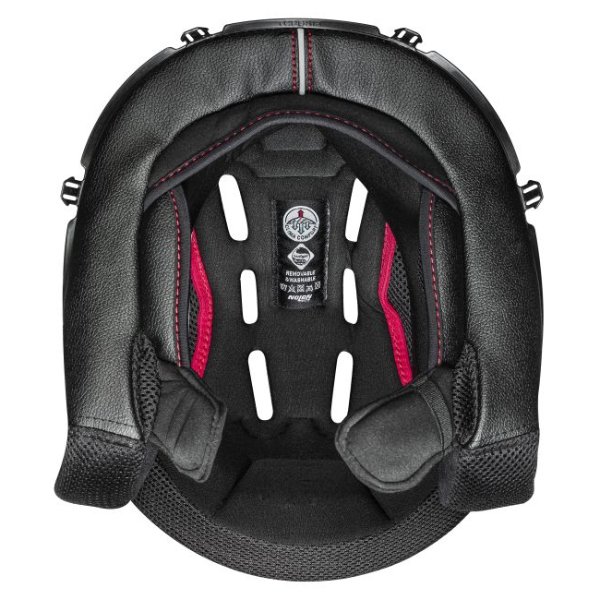 Helmet Padding Nolan Black Red N90-3 inner liner