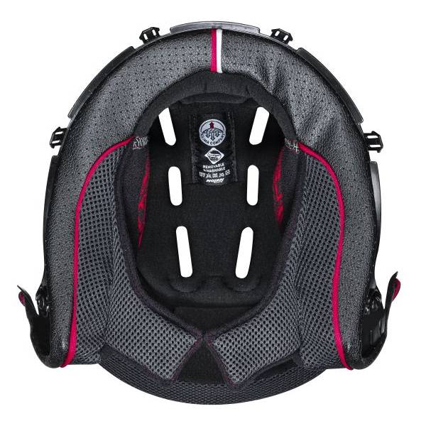 Helmet Padding Nolan Interieur Full liner set N40 - N 40 5 Black Red