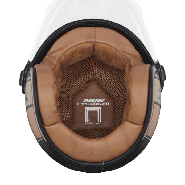 Helmet Padding NOX Heritage brown full liner set 22.06