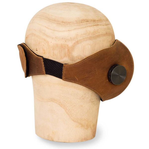 HEDON Brown Hannibal Hypno Calf Leather Face Mask