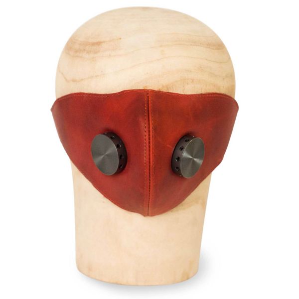 HEDON Red Hannibal Hypno Calf Leather Face Mask