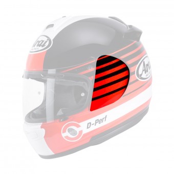 Helmet Spares Arai Pivot Plate Chaser V Page Red Helmet Spares Arai Pivot Plate Chaser V Page Red