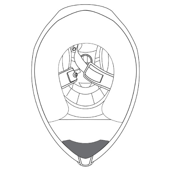 Helmet Spares AGV Chin curtain Compact ST - Numo Evo ST