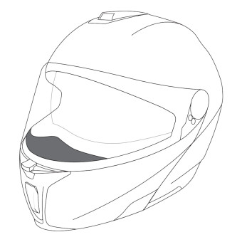 Helmet Spares AGV Sportmodular breath guard Helmet Spares AGV Sportmodular breath guard