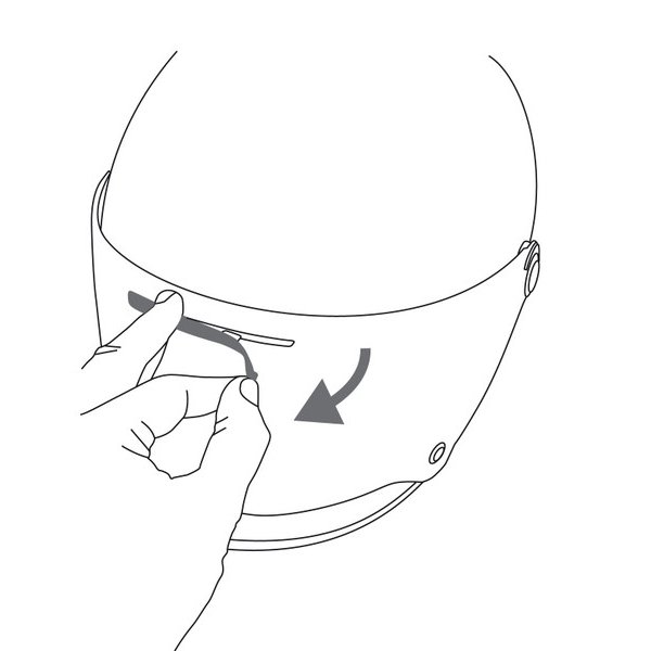 Helmet Spares AGV Ventilation cover for X3000 visor
