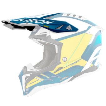 Helmet Spares Airoh Aviator 3 Saber blue matt peak Helmet Spares Airoh Aviator 3 Saber blue matt peak