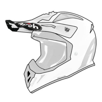 Helmet Spares Airoh Aviator Ace White peak