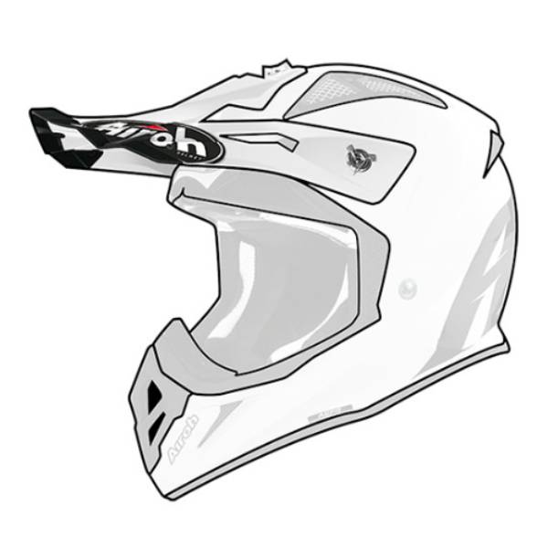 Helmet Spares Airoh Aviator Ace White peak