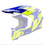Helmet Spares Airoh Twist 3 Dizzy blue yellow gloss peak